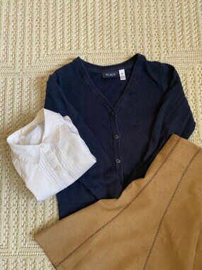 Children's Place Girls Uniform Cardigan